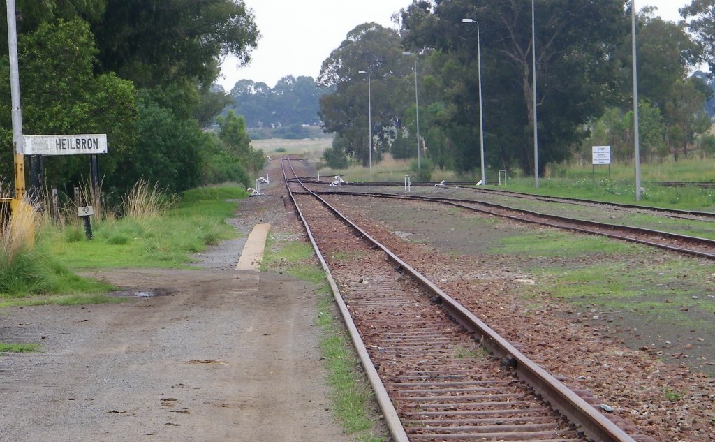 Heilbron station lines out south